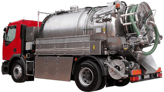 Camion del pronto intervento autospurgo zona Mezzocammino